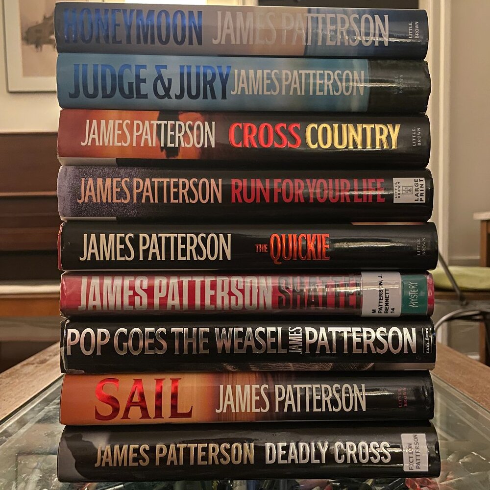 James Patterson First Edition Hardcover Novels